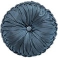 thumbnail image 6 of Chic Home Sue 13 Piece Comforter Set Chenille Geometric Scroll Pattern Flange Border Bed in A Bag - Sheet Set Bed Skirt Decorative Pillows Shams Included, Queen, Blue Queen Blue, 6 of 8