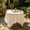 Yellow, variant on Round Lace Tablecloth, Vintage Ruffled Decorative Table Cover for Home