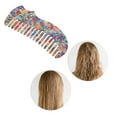 thumbnail image 5 of Unique Bargains 1 Pc Cute Cat Marble Hair Comb Colorful Acetate Sheet, 5 of 5
