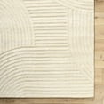 thumbnail image 5 of Hauteloom Whan Wool Living Room, Bedroom Area Rug - Contemporary - Ivory, Sandstone, Cream - 2' x 3', 5 of 5