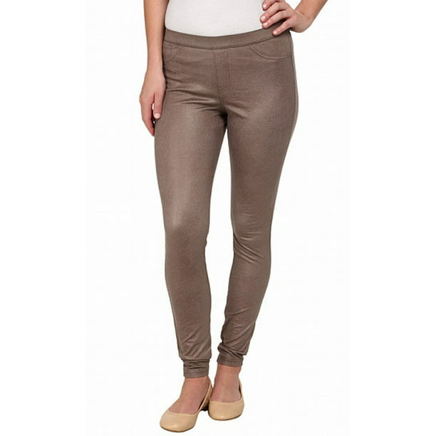 Brown Leather Leggings Plus Sizes Ultra