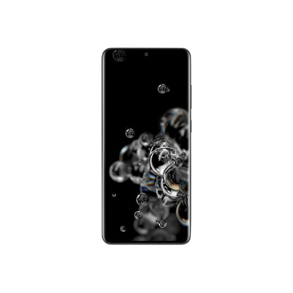 Samsung Galaxy S20 Ultra 5G - 5G smartphone - RAM 12 GB / Internal Memory 128 GB - microSD slot - OLED display - 6.9" - 3200 x 1440 pixels (120 Hz) - 4x rear cameras 108 MP, 12 MP, 48 MP, 0,3 MP - front camera 40 MP - cosmic black