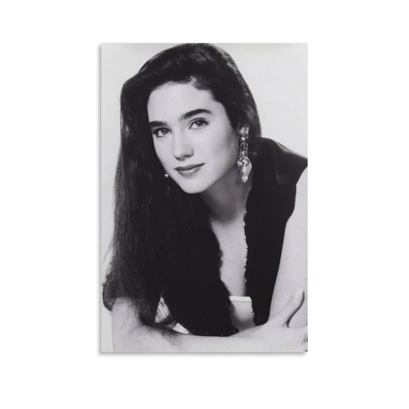 Legend Star Jennifer Connelly Retro Sexy Poster Picture Print Wall Art Poster Painting Canvas Posters Artworks Gift Room Aesthetic 24x36inch(60x90cm)