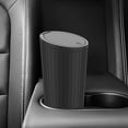 thumbnail image 7 of ESULOMP One Click Open Lid Easy to Clean 550ml Small Car Trash Can Mini Storage Box for Car Cup Holder 3.54 x 3.54 x 6.69 inches, 7 of 7