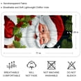 thumbnail image 2 of Santa Claus Light and Breathable Chiffon Yarn Silk Scarf - Translucent 180*73 Size for Women, 2 of 6