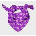 thumbnail image 3 of Bimba Purple Cage & Grandiflora Roses Floral Pure Silk Printed Head Bandanas Summer Neck Wrap Scarf 40 x 40 Inches, 3 of 6