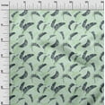 thumbnail image 3 of oneOone Coton Flex Léger Vert Menthe Tissu Tropical Banane Feuille Robe Tissu Tissu Imprimé par la Cour 40 Pouces de Large, 3 of 4
