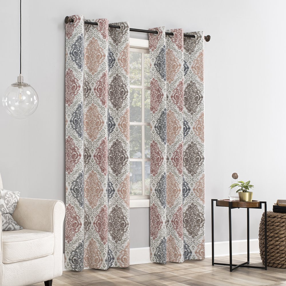 Sun Zero 2pack Arlo Textured Thermal Insulated Grommet Curtain Panel