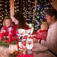 thumbnail image 3 of Bolsas para botellas de vino de Navidad Ormromra 6 piezas fundas reutilizables de tela 3 estilos Papá Noel muñeco de nieve alce, 3 of 5