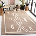 thumbnail image 2 of SAFAVIEH Natural Fiber Marissa Geometric Area Rug, Natural/Ivory, 6' x 6' Square, 2 of 8
