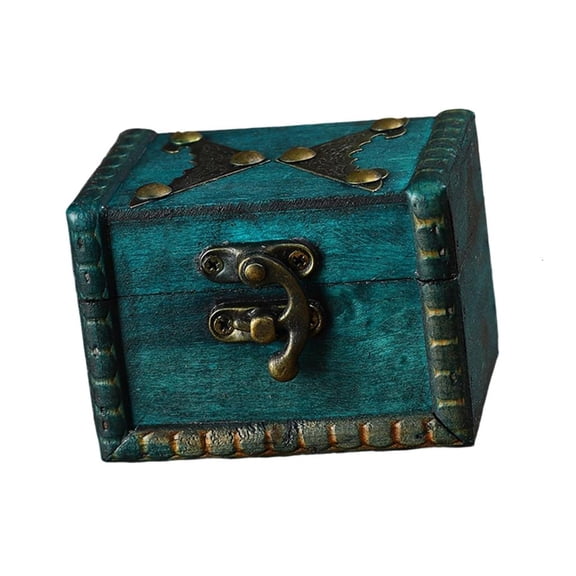 Ywmsfl Themed Security Locking Storage Chest Metal Hardware Large Capacity Organizers For Jewelry Antiques Accessories