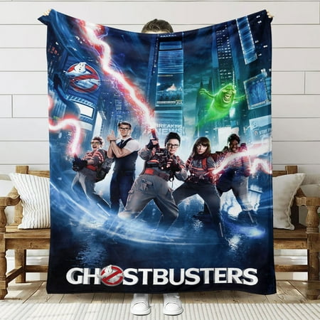 Ghostbusters Throw Blanket Gifts for Fans Lover Girls Boys Women Present Hoodie Him Bed 60 x80