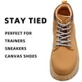 thumbnail image 5 of 3 Pair Round Reflective Rope Shoelaces Replacement Boot laces for Sneakers Boots, 5 of 7