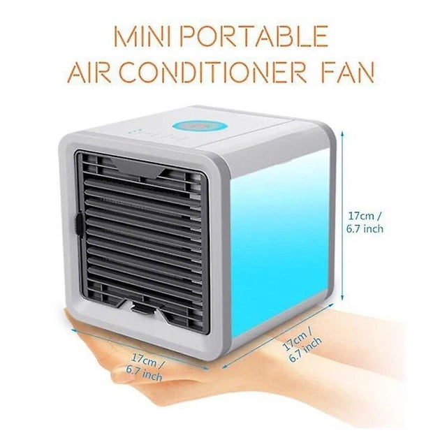 Mini Air Conditioner Fan Air Purifier Mobile Air Conditioner USB Charging 3-Speed Adjustment Car Humidifier with Cooling Function Home Office~9097