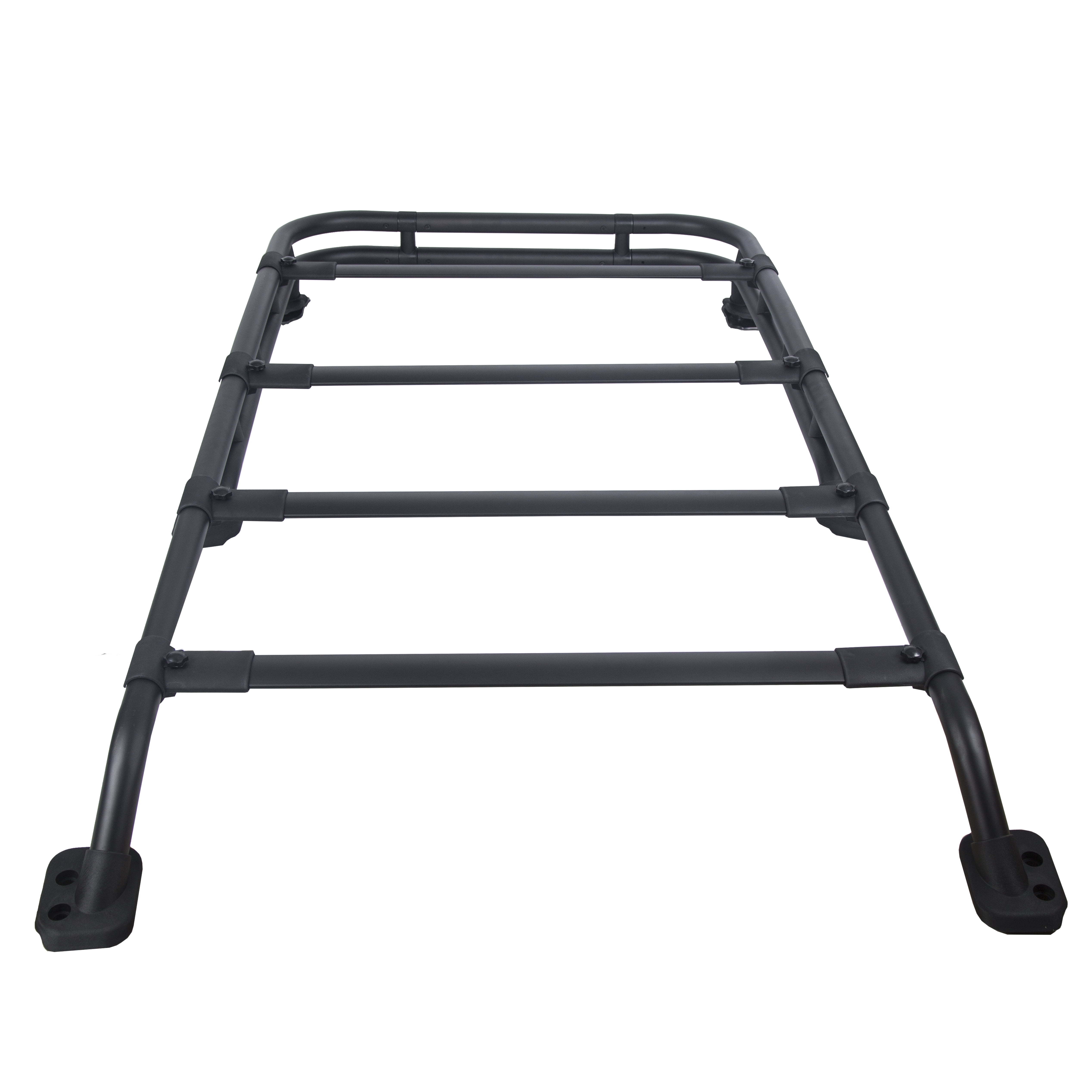 Kojem Roof Rack Rail Cargo Carrier for Toyota FJ Cruiser, 150 lbs Capacity, Black Aluminum