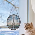 thumbnail image 5 of Eiffel Tower Stained Glass Suncatcher Window Hanging – Personalized Window Hanging Gift for Families, Friends, Men & Women, Christmas 2025 Keepsake, 5 of 5