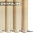 thumbnail image 6 of Eurhowing Outdoor Curtains for Patio Waterproof, 2 Panels Blackout Privacy Curtains with Grommet, 52"x108" Outside Curtains for Gazebo, Porch, Backyard, Beige, 6 of 9