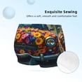 thumbnail image 2 of Pofeuu Flower Covered Vintage Car Print Soft Cotton Girls Boyshort panties Toddler Underwear-X-Small, 2 of 5