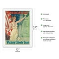 thumbnail image 2 of Americans All - Victory Liberty Loan - Vintage War Poster by Howard Chandler Christy c.1919 - Japanese Unryu Rice Paper Art Print (Unframed) 12 x 16 in, 2 of 4
