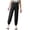 Black, variant on CHEEREAM Kids Boys Girls Long Bloomers Basic Harem Pants Solid Loose Stretchy Joggers Sweatpants Lounge Pajamas Trousers