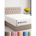 thumbnail image 1 of Sábana bajera ajustable CGK Unlimited Hotel Luxury Queen, color blanco envejecido, 1 of 9