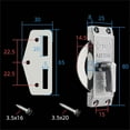 thumbnail image 3 of Cerradura de Gancho para Puerta Corrediza de 180 Grados, Cerraduras y Pestillos Seguros para Puertas de Granero, Gancho para Puerta Corrediza de Granero con Giro de 180 Grados, Pestillos para Puerta, 3 of 6