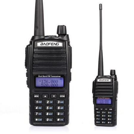 Ktaxon Baofeng Black UV-82 VHF/UHF MHz Dual-Band Ham Walkie Talkies Two-way US