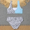 thumbnail image 4 of BULLPIANO Little Girls Two-pieces Tankini Swimwear Swimsuits Bikini Bathing Suit 2 Piece Swimsuit Beach Bathing Suit for Vacation, 4 of 6