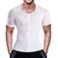 thumbnail image 3 of NonEcho Mens Slimming Body Shaper Seamless Compression Shirt Tummy Control Slimmer Shapewear Gynecomastia Undershirt, 3 of 4