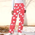 thumbnail image 1 of Pantalons de Pyjama en Polaire pour Femmes, Chauds et Imprimés, Bas de Pyjama en Flanelle, Pantalons de Sport pour Femmes G, 1 of 5