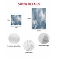 thumbnail image 7 of Blue Grey Kitchen Dish Towels for Drying Dishes Set of 2, Oil Painting Modern Abstract Waffle Weave Microfiber Hand Tea Bathroom Towels Quick Dry & Absorbent Towel 12x12, 7 of 7