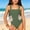 Army Green, variant on Girls One Piece Swimsuit Purple, Quick Dry Chlorine Resistant Bathing Suit for Kids, Fashion Swimwear with Side Cut Outs Sizes 6-14, Purple 9 Years
