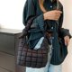 thumbnail image 3 of 8072 Bolso Bandolera Bordado Algodón Bolso Hombro Algodón Plisado (Negro), 3 of 9
