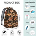 thumbnail image 6 of "Sunflower Themed Backpack for Work & School - Wildflower Print Water-Resistant Backpack, Large Main Compartment, Trendy & Functional", 6 of 6