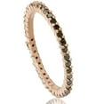 thumbnail image 2 of Pompeii 1/2ct Prong Diamond Wedding Ring 14K Rose Gold (Black,), 2 of 4