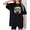 Black-1, variant on White Print Tshirt Graphic Tees Shirts with St Patricks Day Highland Cow Heart Shamrock Glasses Pattern Festive Casual Wear Tops S-5XL