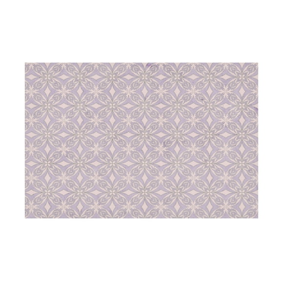 Canvas Wall Art - Treechild 'Purple Tiles Pattern' Wall Art for Living Room, Bedroom, or Office D?cor by Trademark Fine Art - 19 x 12 Inches