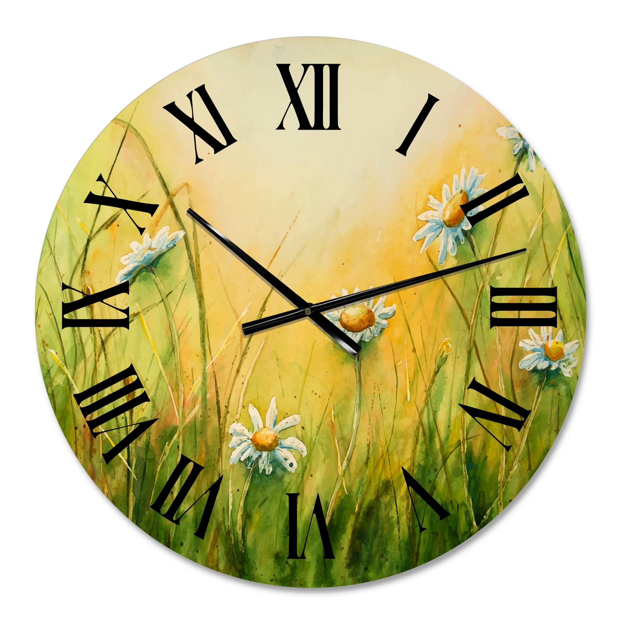 Designart 1 in Quartz Traditional Wall Clock