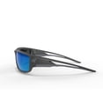thumbnail image 3 of EDGE Kazbek Polarized Wrap-Around Safety Glasses, Anti-Scratch, Non-Slip, UV 400, Military Grade, ANSI/ISEA & MCEPS Compliant, 5.04" Wide (Black Frame/Aqua Precision Blue Mirror Lens), 3 of 3