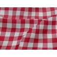 thumbnail image 4 of oneOone Viscose Jersey White Fabric Gingham Check Craft Projects Decor Fabric Printed By The Yard 60 Inches Wide, 4 of 5