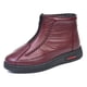 thumbnail image 5 of Zapatos de mamá de invierno con forro polar, gruesos, cálidos, impermeables, con suela suave, antideslizantes y acolchados de algodón para mujeres de mediana edad y mayores, 5 of 5