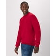 thumbnail image 4 of Hanes Ultimate Men's Heavyweight Fleece Crewneck Sweatshirt Deep Red 3XL, 4 of 4