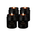 thumbnail image 1 of Set De 4 Velas Aromáticas Negras Decorativas Aromaterapia Xtellar negro, 1 of 4