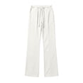 thumbnail image 7 of Guluxicc Men's Athletic Pants with Pockets Elastic Waist Drawstring Long Straight Leg Running Performance Trousers for Everyday Gym Workout Wear Summer Casual Outfits, 7 of 7