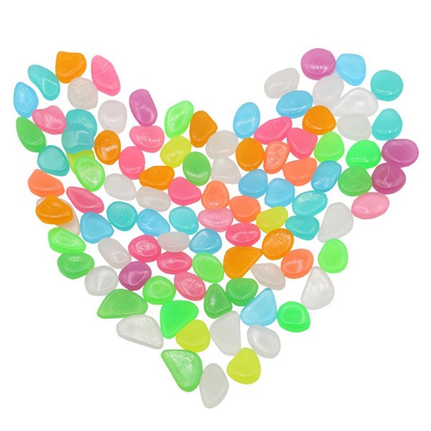 Colorful Glowing Rocks in The Dark Luminous Glow Stones Gravel for