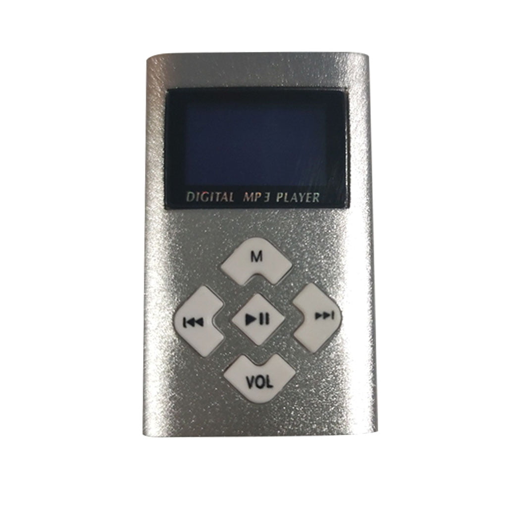 USB Digital MP3 Music Player Mini Portable Support Micro SD/TF Card Large Screen Display MP3