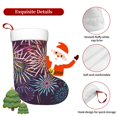 thumbnail image 5 of Salouo Fireworks2 Print Christmas Stockings,Large Xmas Stocking Set of 1 Holiday and Farmhouse Stocking for Christmas Holiday Party Decoration(17.7*11 Inch), 5 of 7