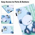 thumbnail image 3 of Galaxy Tab A 8.0 2019 T290 T295 Case, Dteck Slim Premium Leather Folio Stand Cover with Card Holder Slot for Samsung Galaxy Tab A 8 inch 2019 Release T290 T295 Tablet, Panda, 3 of 5