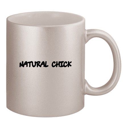 

Natural Chick - 11oz Ceramic Silver Coffee Mug