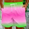 thumbnail image 4 of WAENQINLA Swimming Trunks for Men Summer Elastic Waist Beach Shorts Quick Dry Drawstring Board Shorts Funny Graphic Holiday Beachwear, 4 of 9